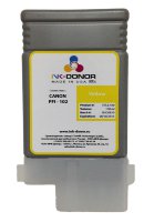 Картридж PFI-102Y для Canon imagePROGRAF, Yellow, совместимый, 130 мл