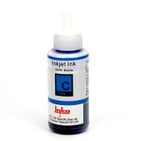 Inko Чернила (краска) для принтеров Epson L222, L100, L200, L300, L500, L550 (T6642), (L-type флакон, 70 мл.), Cyan
