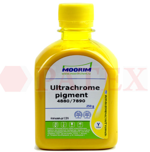 Moorim Чернила для Epson Pro 4880 аналог UltraChrome К3, HDR, XD, 250мл., Yellow, Pigment Чернила Moorim для Epson Pro 4880 аналог UltraChrome К3, HDR, XD, 250мл., Yellow, Pigment