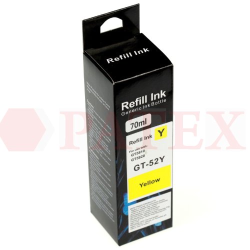 Inko Premium Чернила для HP GT51 (DesignJet 5810, 5820) (70мл в коробочке) Yellow 