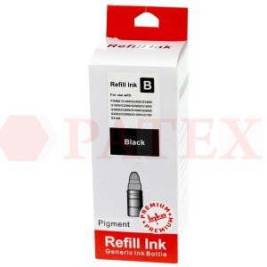 Inko Чернила для Canon Pixma G1400, G2400, G3400, Black Pigment (GI-490BK) 130 мл Черные чернила для струйных принтеров Canon Pixma