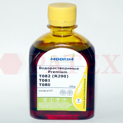 Moorim Premium Чернила для Epson R290, T50, L800 (T0804, T2614, T0824, T0794), 250 мл., Yellow Аналог оригинальных чернил - Moorim Premium для Epson R290, T50, L800 (T0804, T2614, T0824, T0794), 250 мл., Yellow