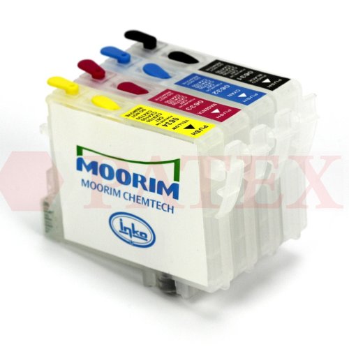 ПЗК для Epson R240, RX520 (T0551, T0552, T0553, T0554) ПЗК (перезаправляемый картридж) для струйных принтеров Epson R240, RX520 (T0551, T0552, T0553, T0554)